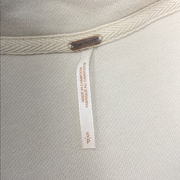 Free People Ruby Jacket Stone Color Button-Up Jacket Sz S - Picture 2 of 14